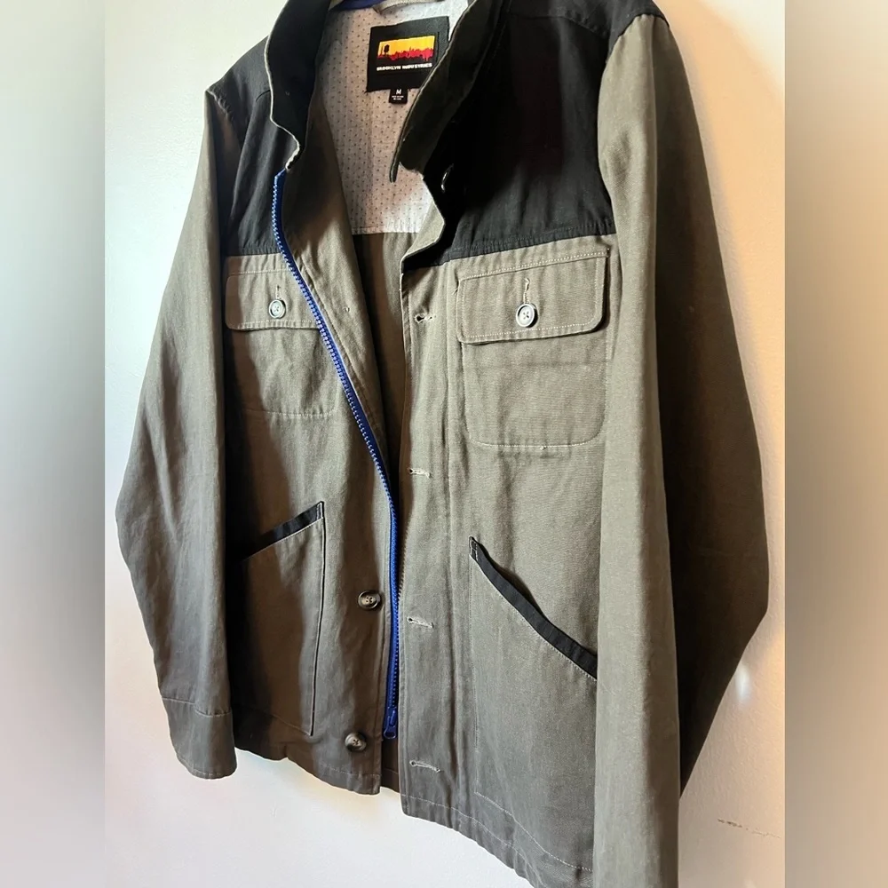 Brooklyn Industries Olive and Black Utility Jacket